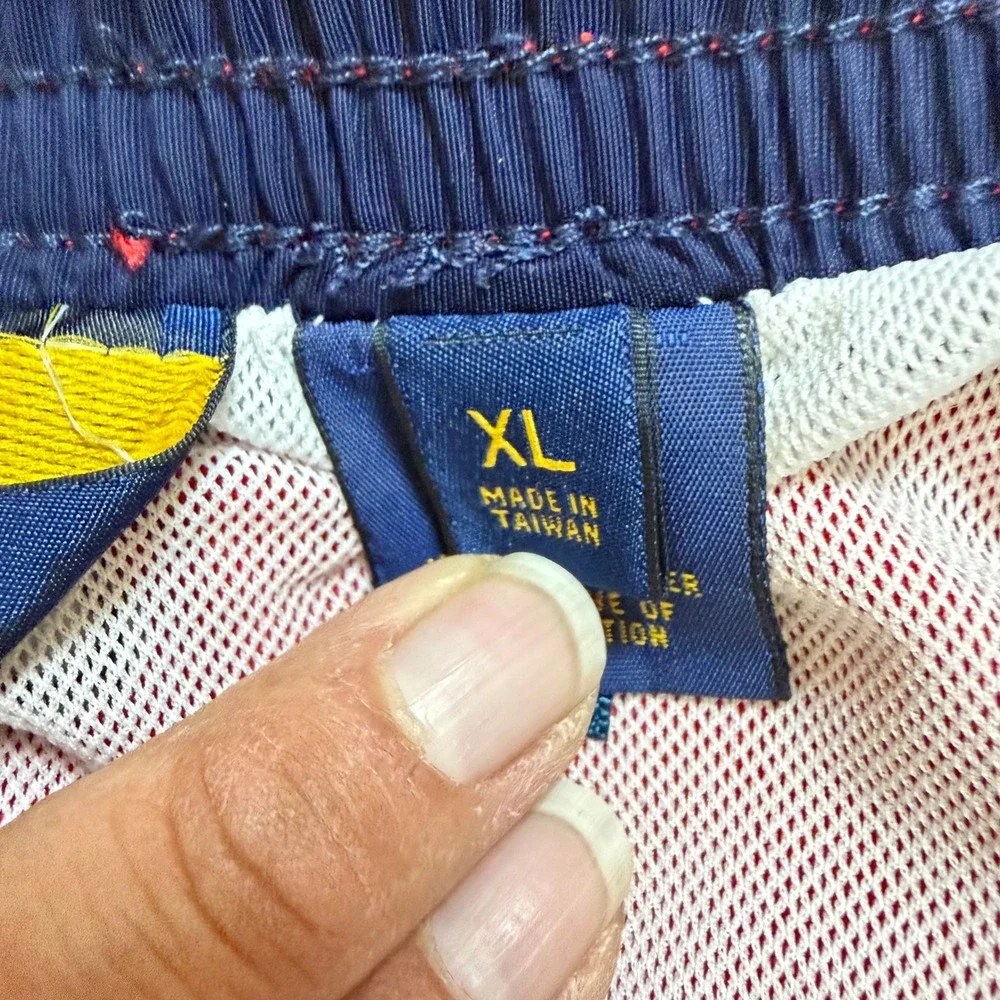 Polo Ralph‎ Lauren Swim Trunks Men XL Red Excellent Mesh Lined Nylon Shorts